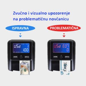 Elektronski detektor AL 130A testiranje novcanice